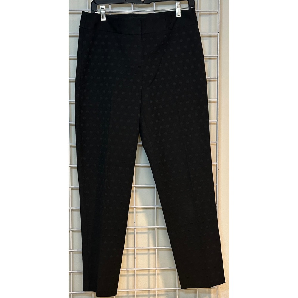 Talbots Signature Black Polka Dot Career Dress‎ Pants Size 6 - Picture 2 of 10